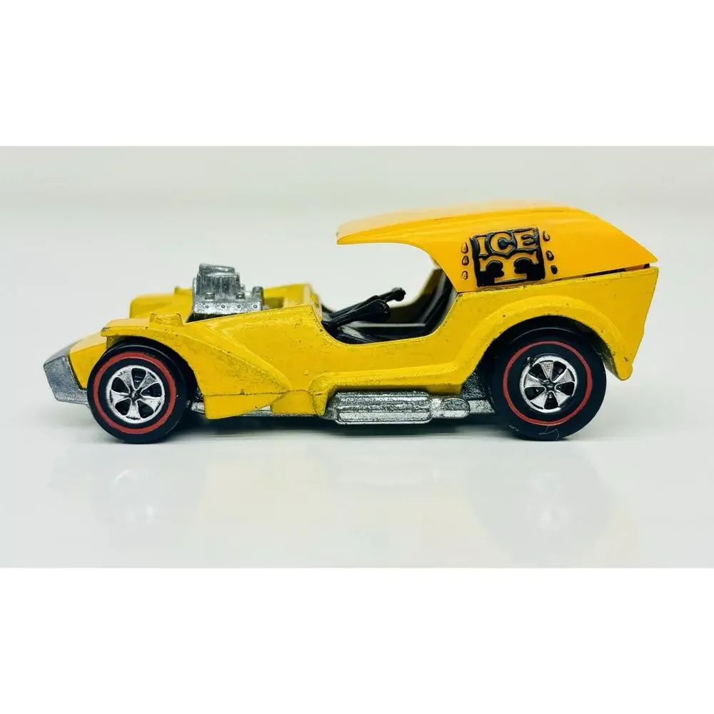 Hot Wheels Redline Ice-T Yellow Enamel Hong Kong Black Interior